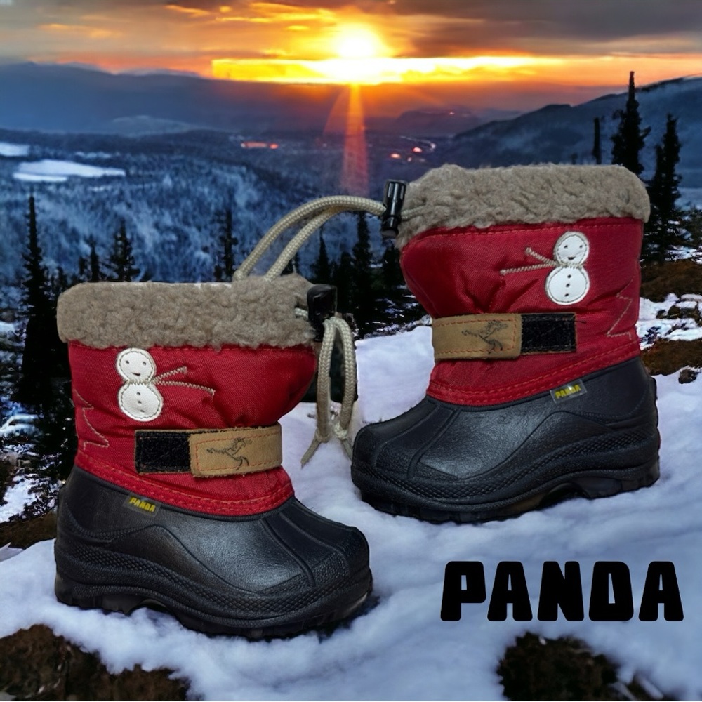 COPY - Panda baby boots size:5